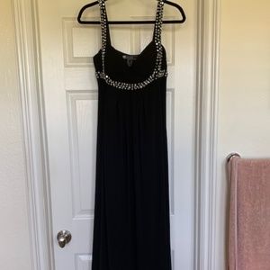 Black Beaded Gown